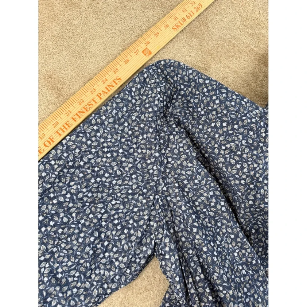UNTUCKit Lakemont shirt regular fit Mens‎ 3XL Navy Floral Cotton Button Down EUC
